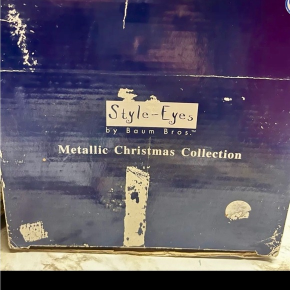 Style-Eyes by Baum Bros. Mini- 10 Piece Tea Set Metallic Santa Claus (New) - Picture 10 of 12